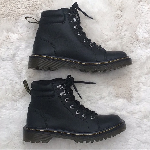 Dr. Martens Faora leather black boot NWOT - Picture 13 of 16